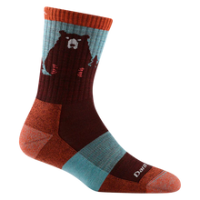 Load image into Gallery viewer, Women&#39;s Bear Town Micro Crew Lightweight Hiking Sock