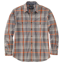 Load image into Gallery viewer, Rugged Flex Relaxed Fit Lightweight Long-Sleeve Plaid Shirt